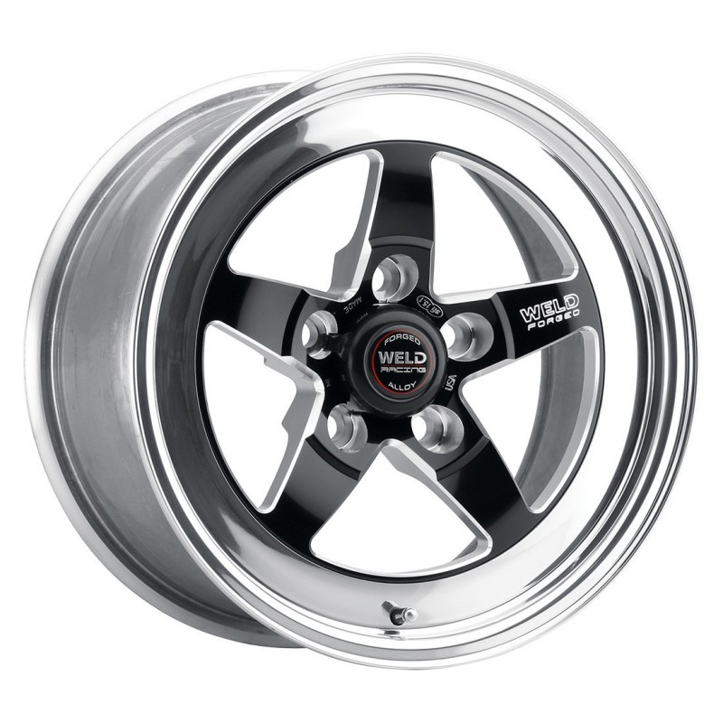 Weld Racing Wheel RT-S S71 15" inch 15x9 BLACK 5x4.5 5x114.3 Lug +63 7.5 BS