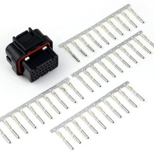 Plug and Pins Only - AMP 34 Pin 4 Row - Key 2 4 Keyway Superseal Connector