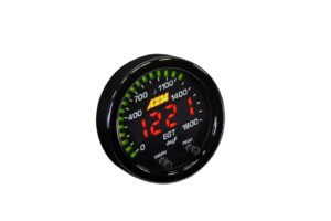 AEM 30-0305 X-Series EGT Digital Gauge (0–1800°F / 0–1000°C, Black/Black)