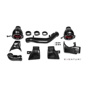 EVE-F8XMV2-CF-INT – BMW F80 M3 / F82–F83 M4 V2 Full Black Carbon Intake-Sealed Carbon Ducts