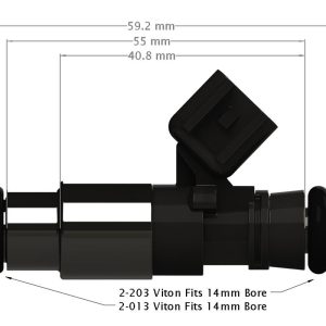 Injector Dynamics ID1050x USCAR Enjektör Seti – 4B11T Mitsubishi Lancer Evolution X Parça Kodu: 1050.48.14.14B.4